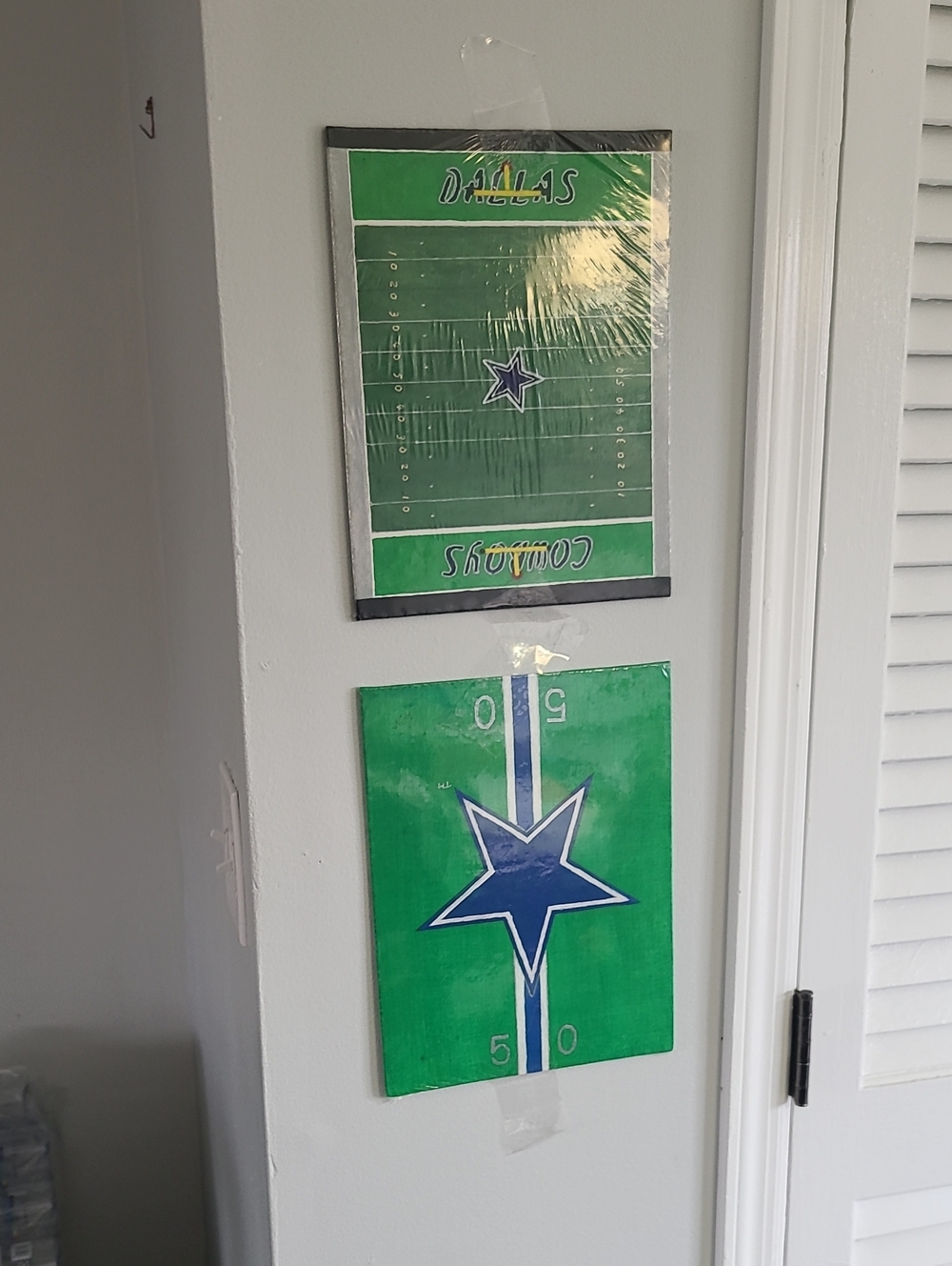 Dallas Cowboys Green Wall Art - Set of 2